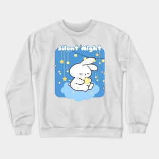 Loppi Tokki's Midnight Reverie on a Starlit Cloud! Crewneck Sweatshirt